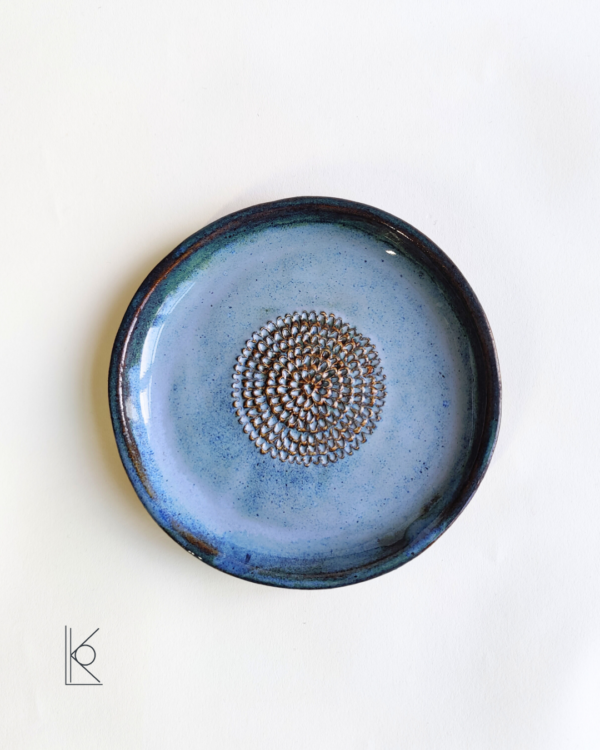Garlic Grater| Ocean Blue | Ø 14 cm