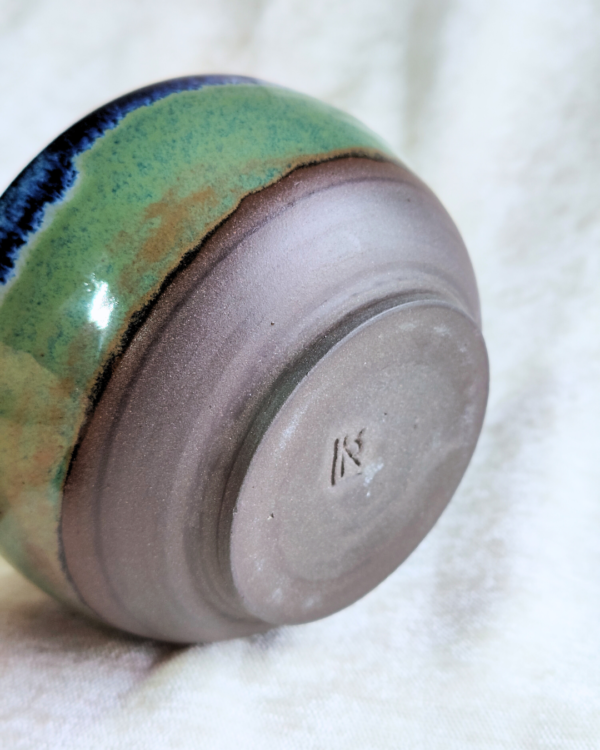 Bowl | Blue Green | Ø 13 cm
