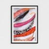 prodigi-GLOBAL-CFPM-28X40-framecolour_black-glaze_acrylic _ perspex-frame_classic-papertype_ema-substrateweight_200gsm-mount_2.4mm-mountcolour_snow white (1) Eucalyptus framed fine art print with black frame and white mount, front view
